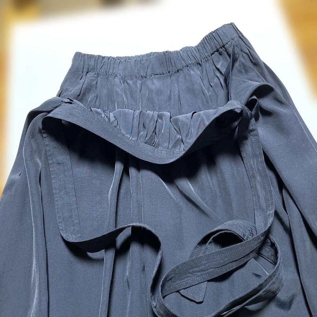 コムデギャルソンフロントパネル付きキュロットパンツ