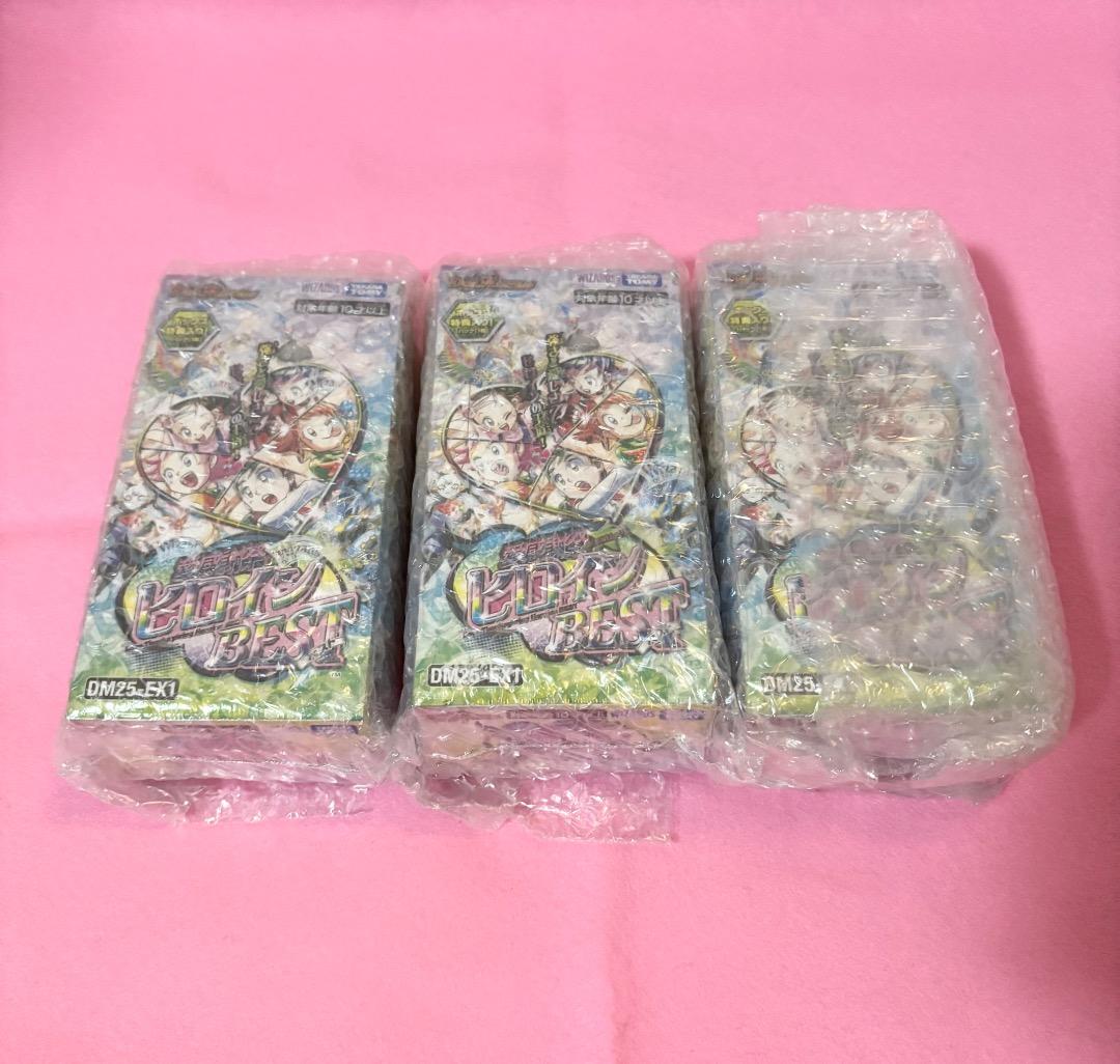 【新品・未開封3BOX】デュエル・マスターズTCG 愛感謝祭 ヒロインBEST