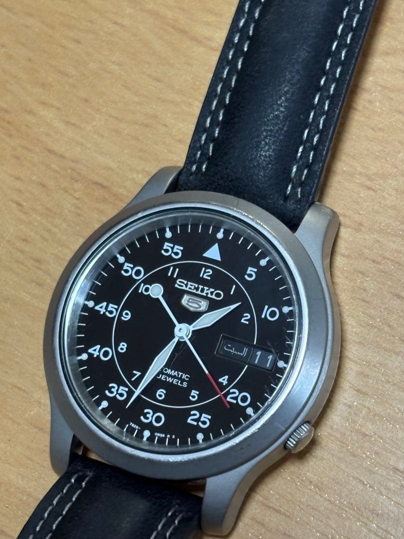 SEIKO Five 希少アラビア語カレンダー　7S26-0350