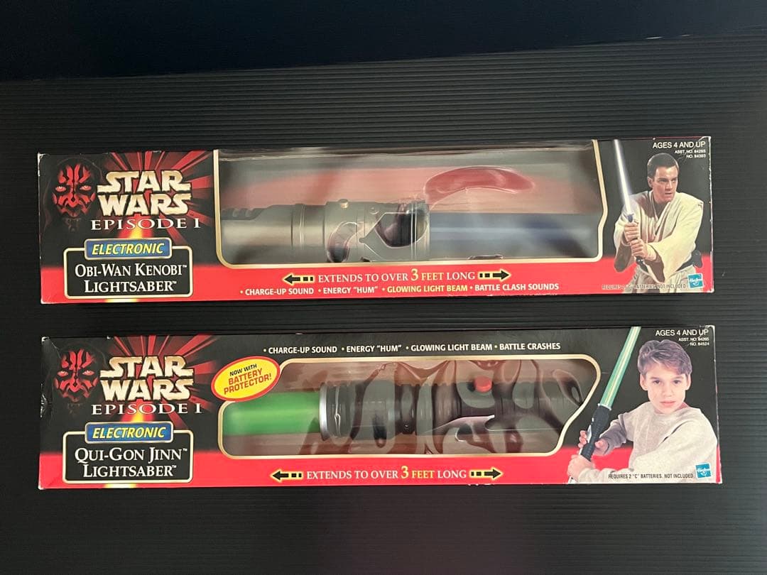 スターウォーズ ライトセーバー EP1 オビワン クワイガン 2種セット