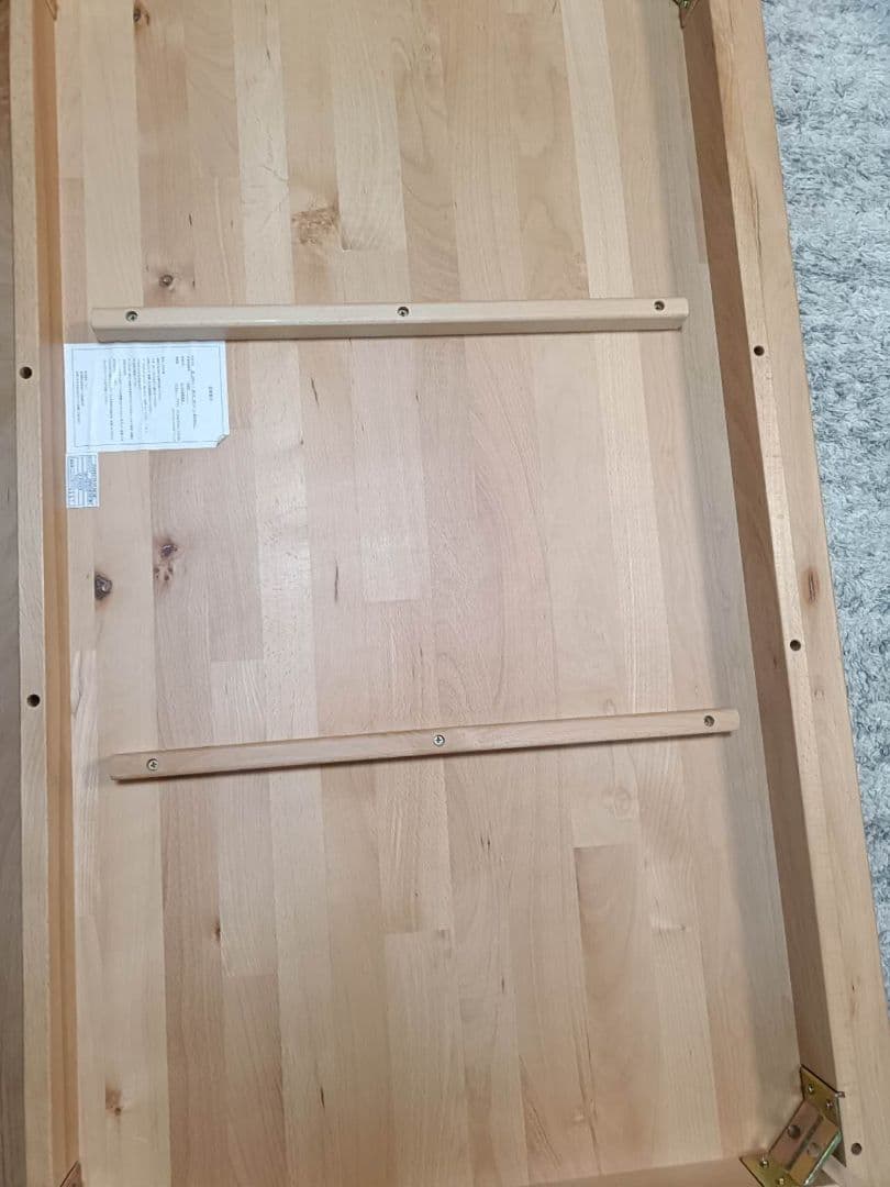 無垢材ニトリ幅135cmダイニングテーブル天然木