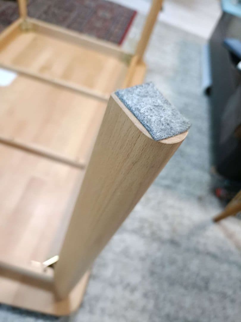 無垢材ニトリ幅135cmダイニングテーブル天然木