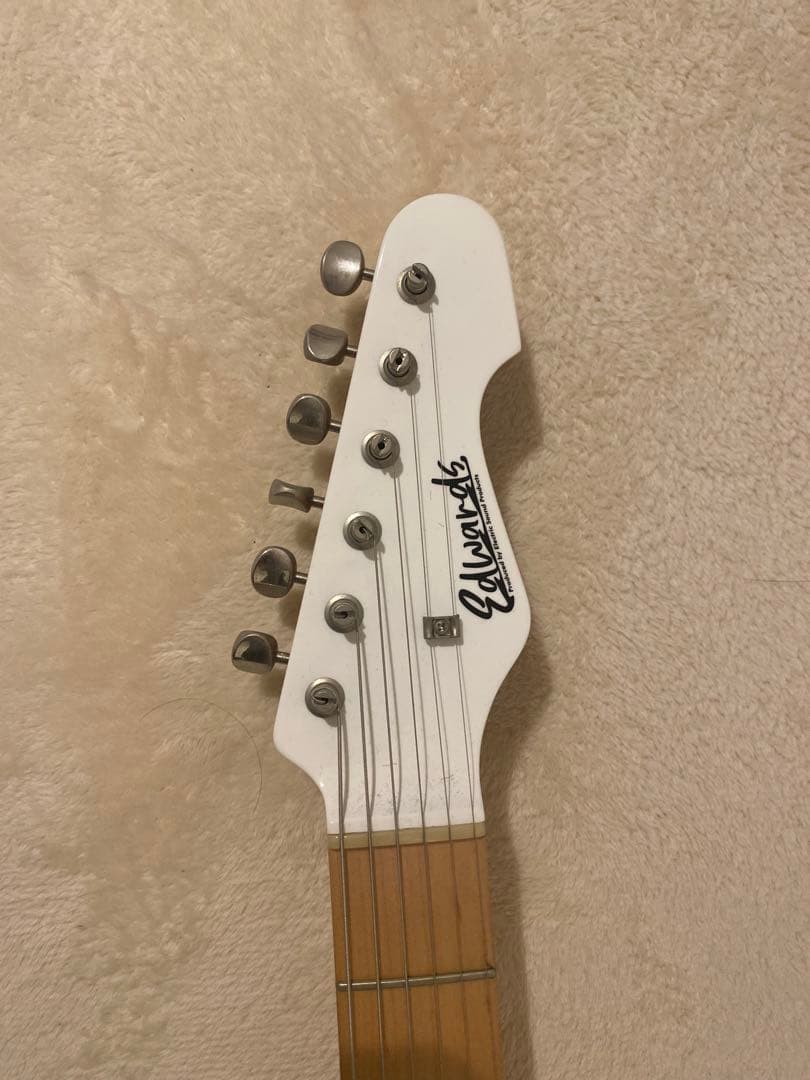 Edwardsエレキギター ホワイト ハムバッカー ギグバッグ付き