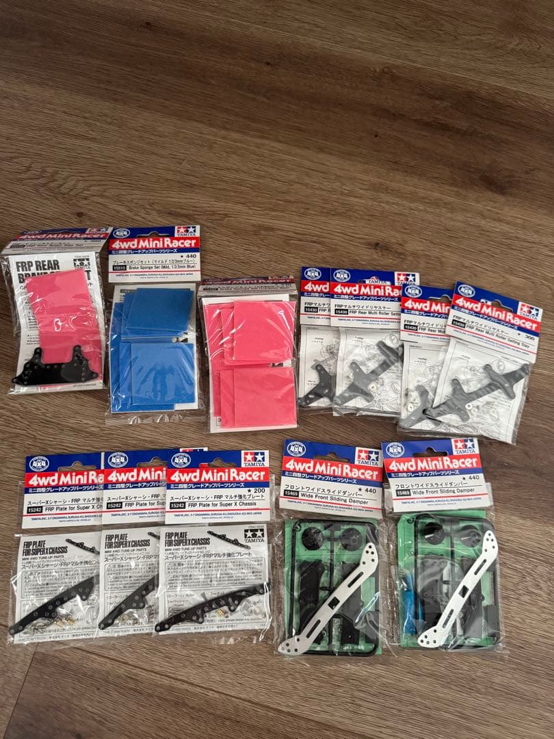 ミニ四駆パーツセット カーボン ローラー モーター