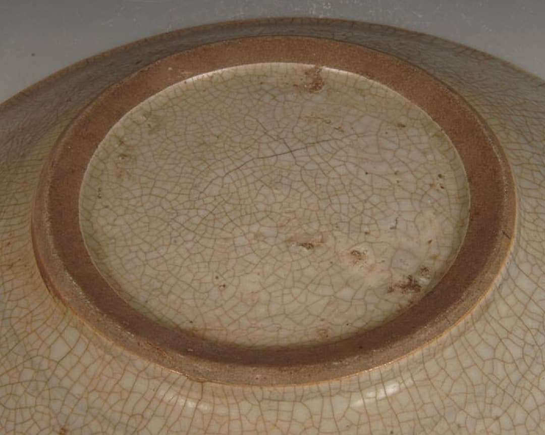 優しい色と風合い！安南染付鉢 明時代 古陶