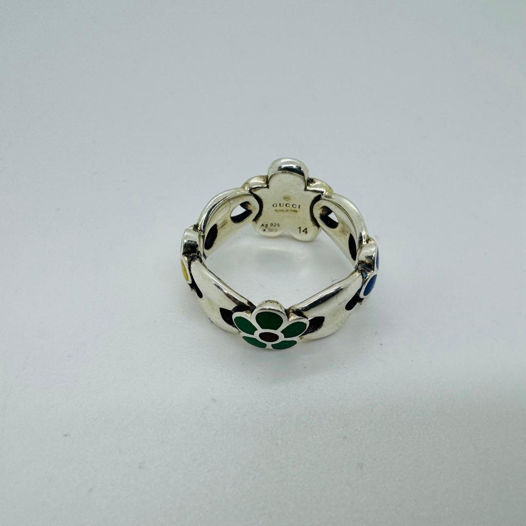 ✨グッチ✨GUCCI✨花✨フラワー✨シルバー✨リング✨925✨