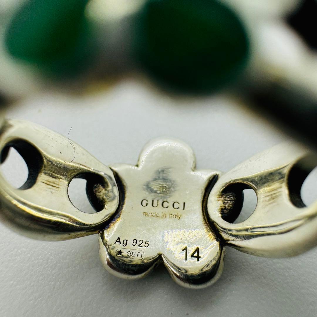 ✨グッチ✨GUCCI✨花✨フラワー✨シルバー✨リング✨925✨
