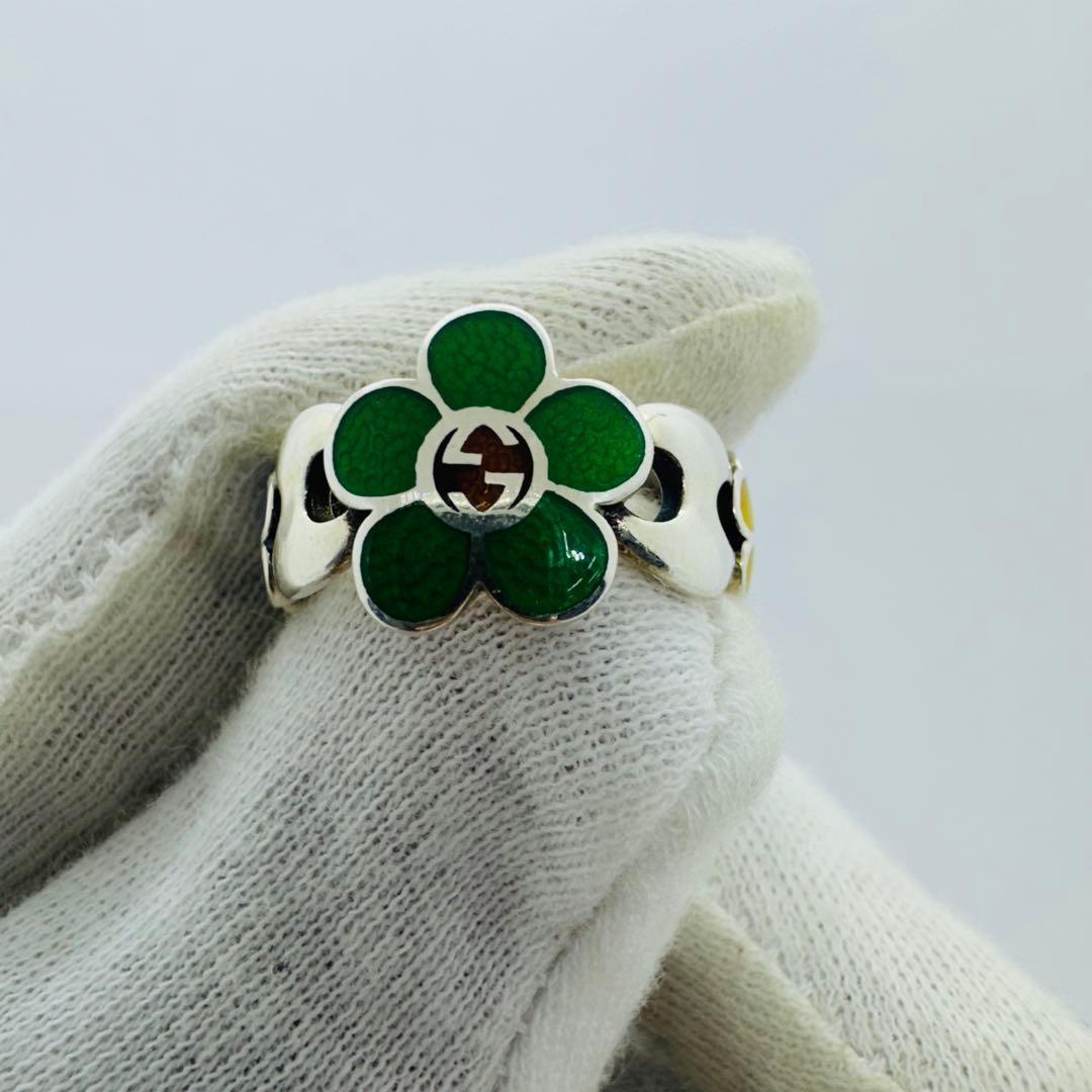 ✨グッチ✨GUCCI✨花✨フラワー✨シルバー✨リング✨925✨