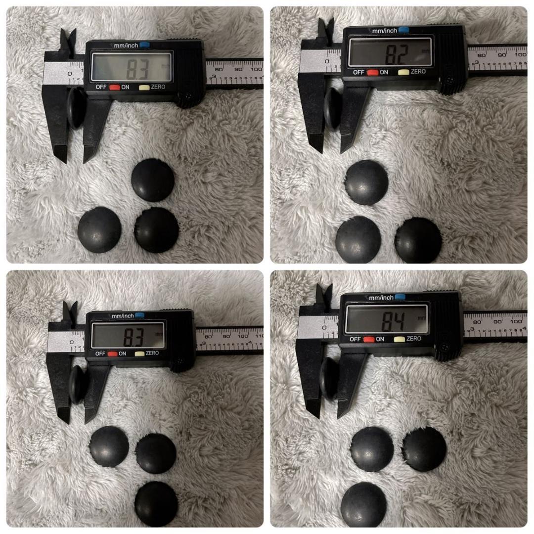 【碁笥付】蛤碁石30号 約8.2mm 那智黒石 白181個 黒182個