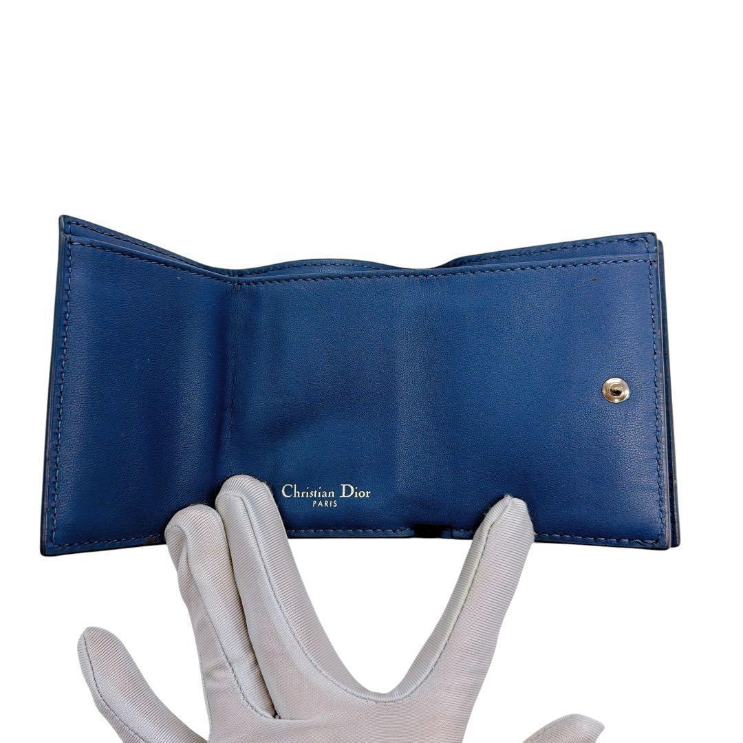 ディオール 30モンテーニュ コンパクトウォレット 三つ折り財布 美品 お買い得