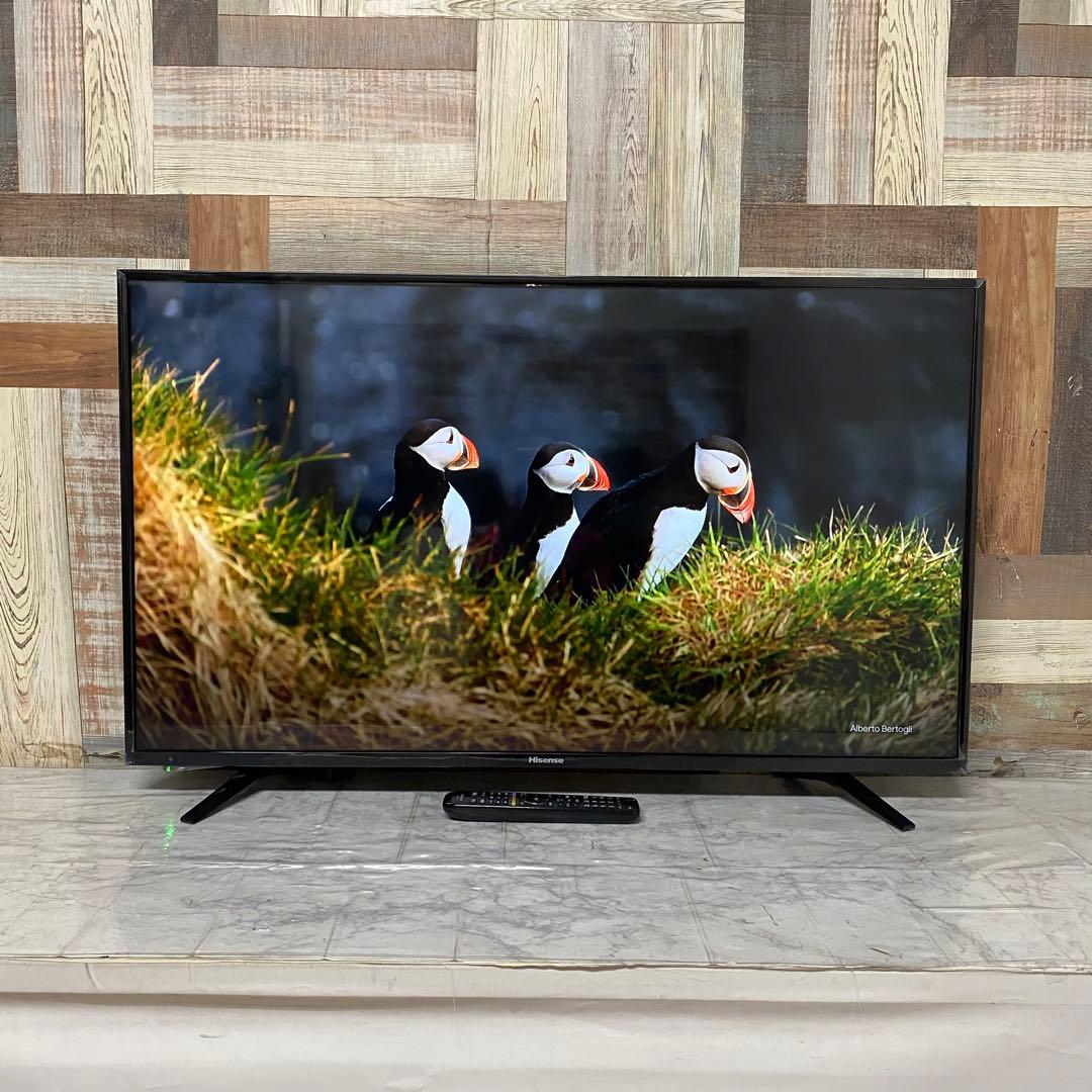 たかさん専用全国送料込ハイセンス43型液晶テレビ外付けHDD裏番組録画対応