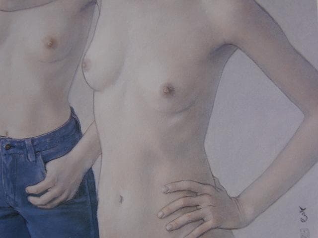 高塚省吾、【南風】、希少な額装用画集より、新品額装付、状態良好