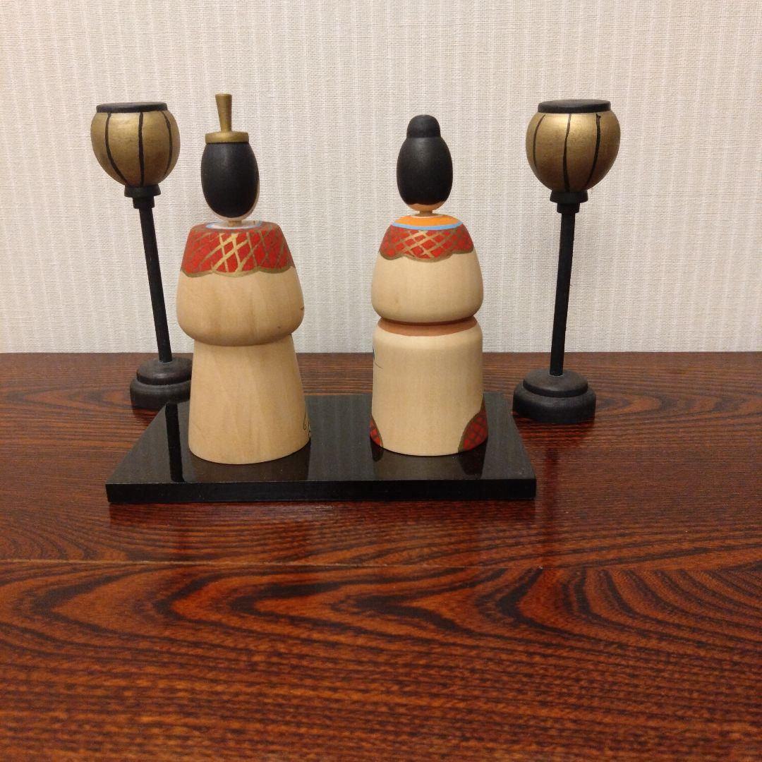こけしの雛人形