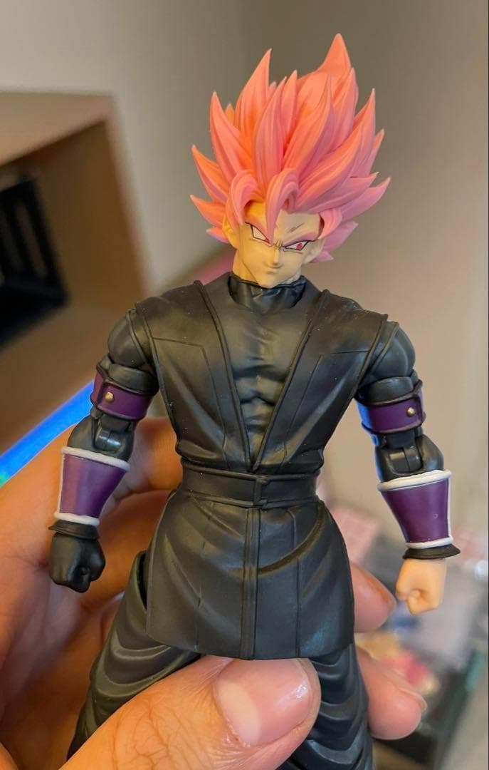 S.H.Figuarts用 ゴクウブラック　スーパーサイヤ人ロゼ　ヘッドパーツ