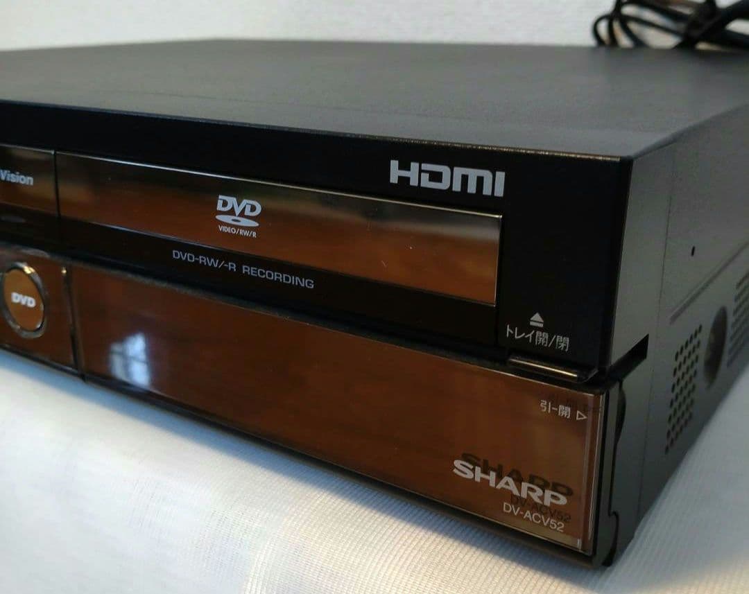 【HDD/DVD/VHS】AQUOS レコーダー DV-ACV52 購入特典付