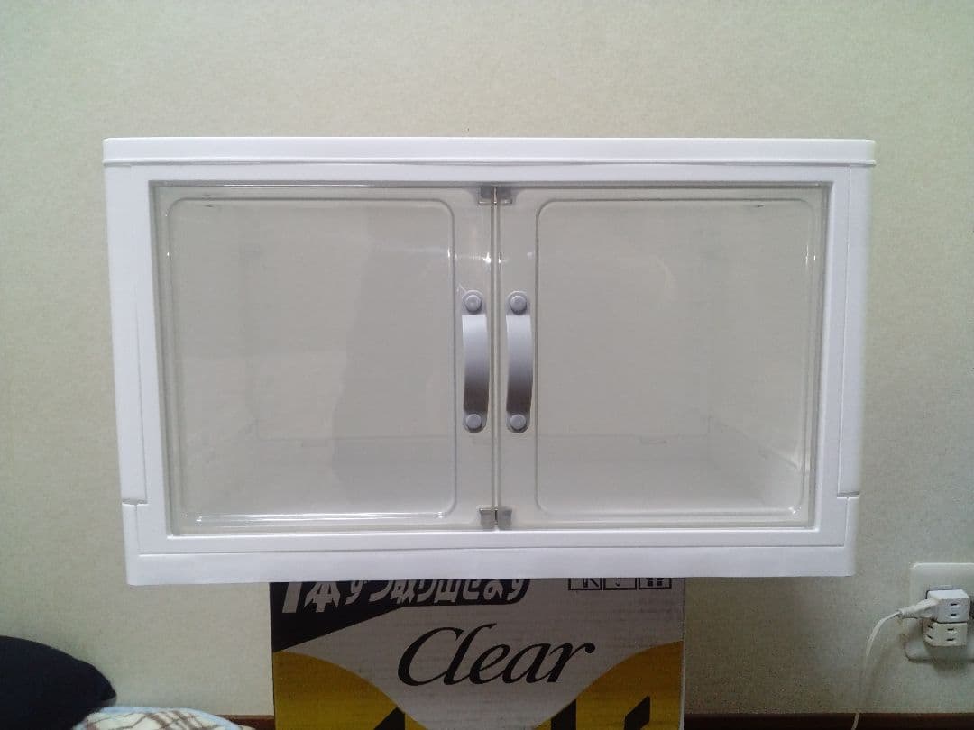 【値下げ】ダイソージョイントできる扉付折りたたみ収納ケース大サイズ 10個セット