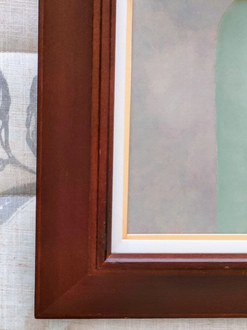 渋谷誠 「ポピー」 油彩 F4 額装