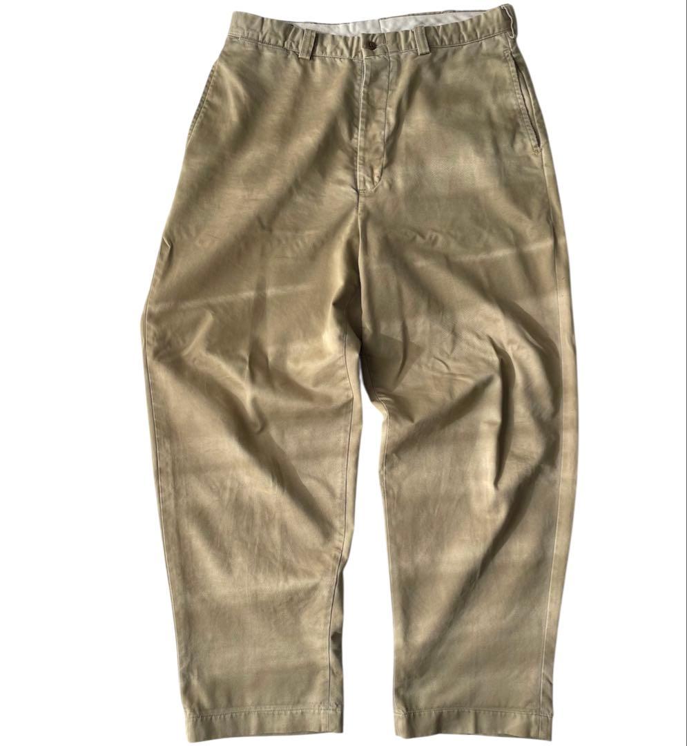 90s RRL 初期 チノパン USA製 W34 ベージュ 太め ヴィンテージ