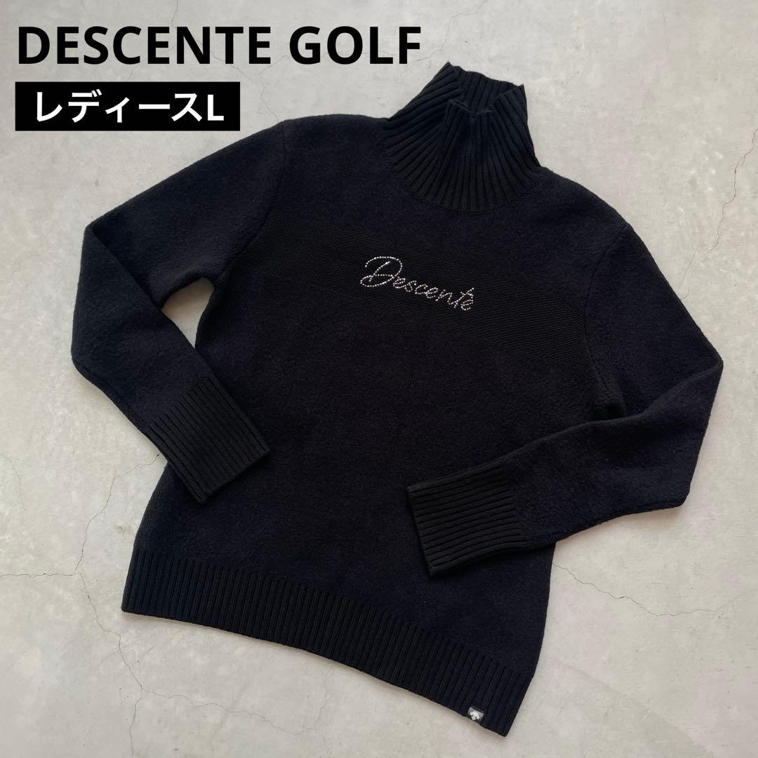 DESCENTE GOLF デサントゴルフ クリスタルコレクション セーター L
