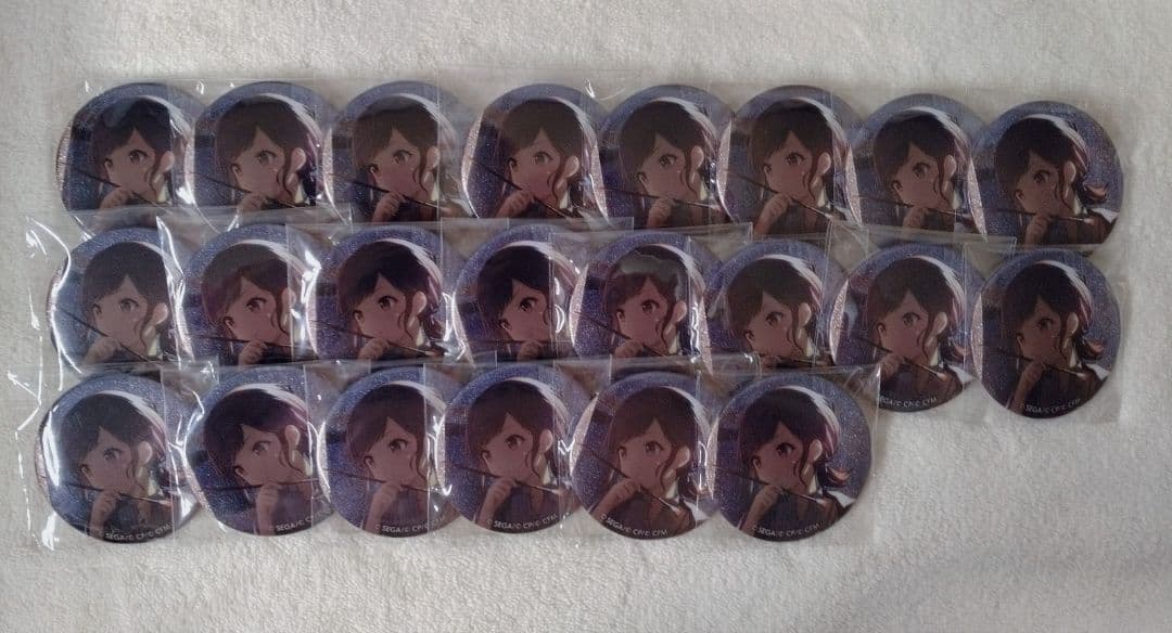 【最終値下げ】東雲絵名 プロセカ フェス限 グリ缶 グリッター缶バッジ 缶バ