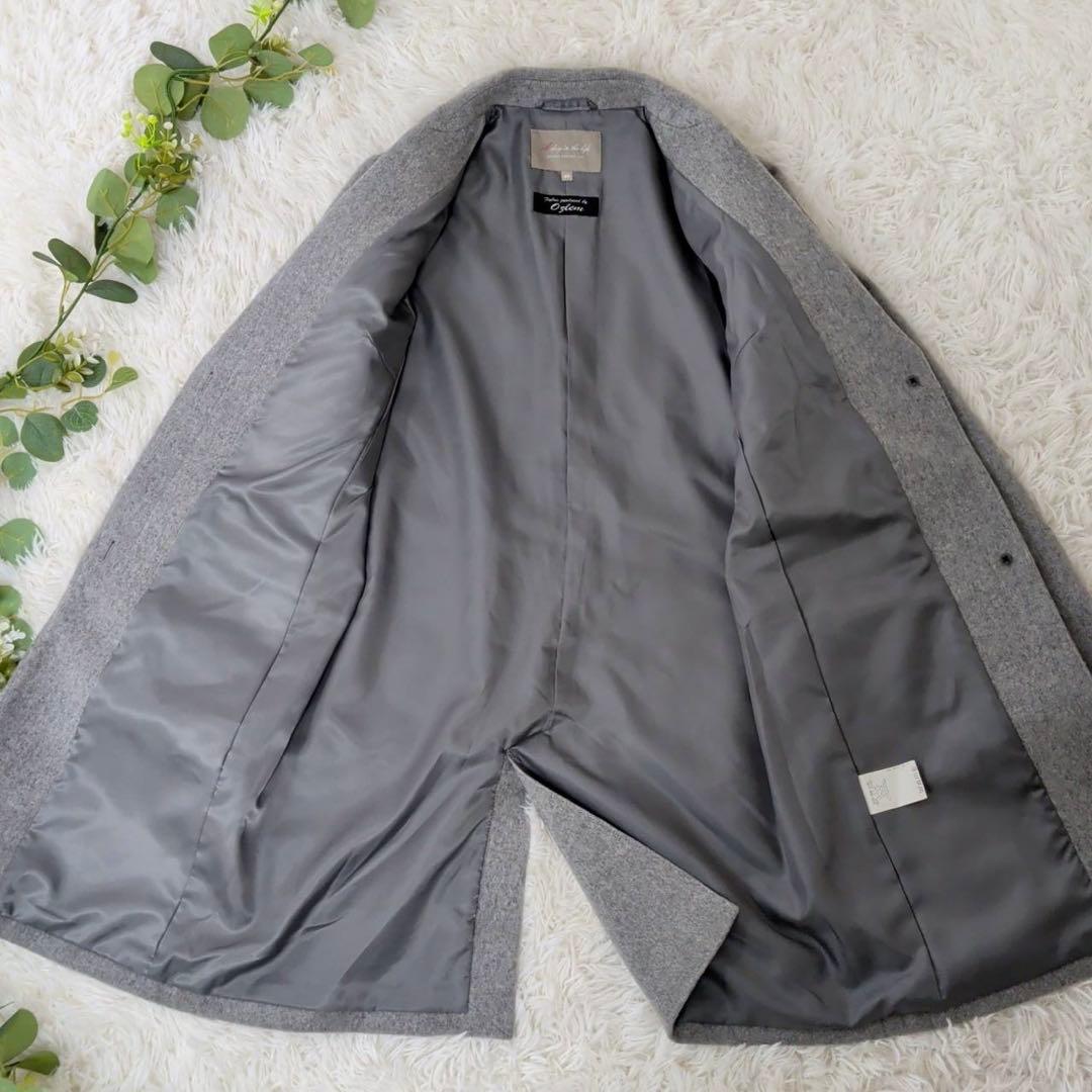 美品❗️【ユナイテッドアローズ】A day レディースチェスターコート 40