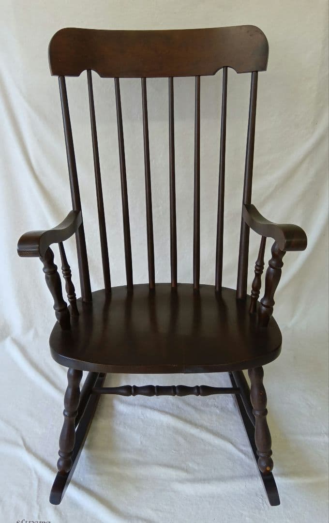 ロッキングチェア　椅子　古家具　アンティーク　【ジャンク品】　アームチェア