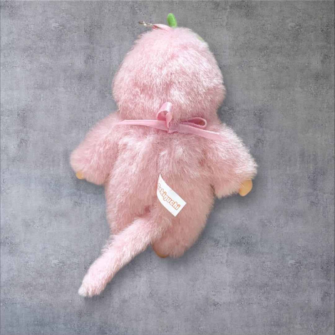 希少 モンチッチ 福島県限定桃モンチッチ マスコット ぬいぐるみ ストラップ