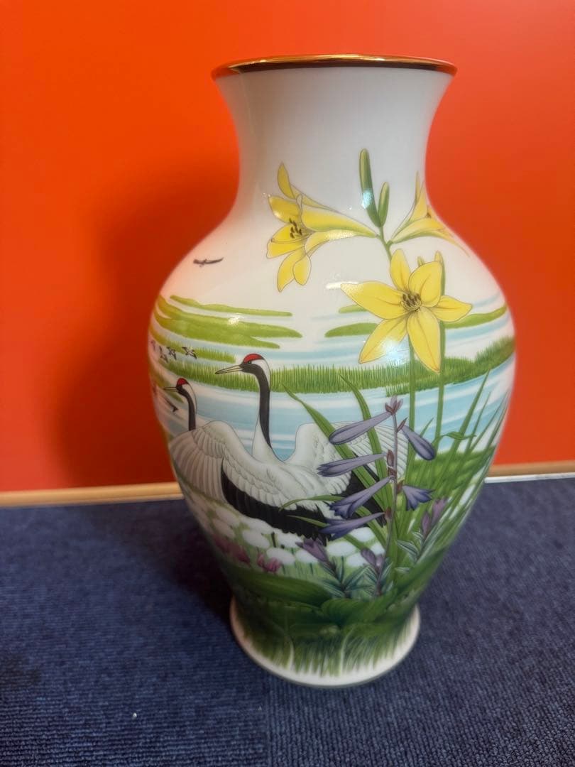 1631 原画　釧路湿原　花瓶