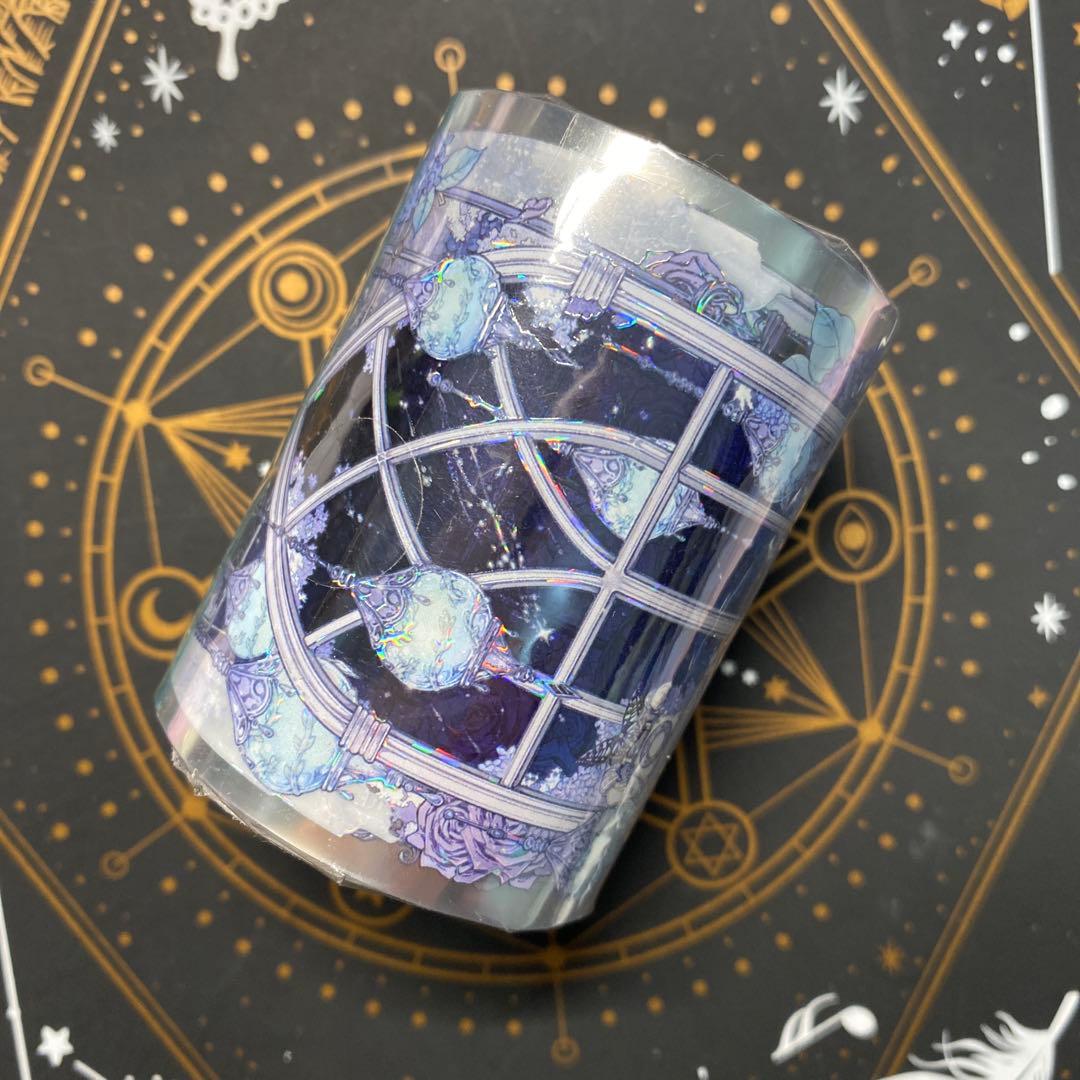 【C1】海外　10m巻　貝殻光マスキングテープ　人物系/背景系/装飾系