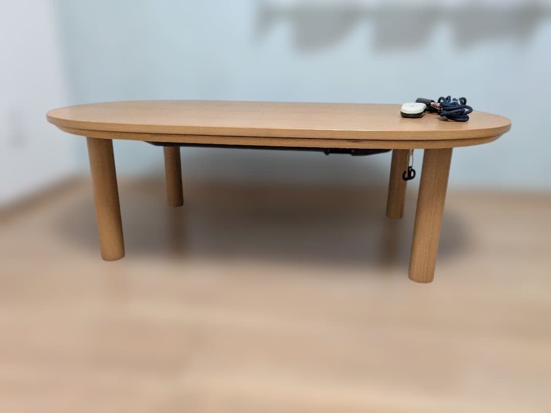 無印良品の 楕円形 こたつ （部品付）