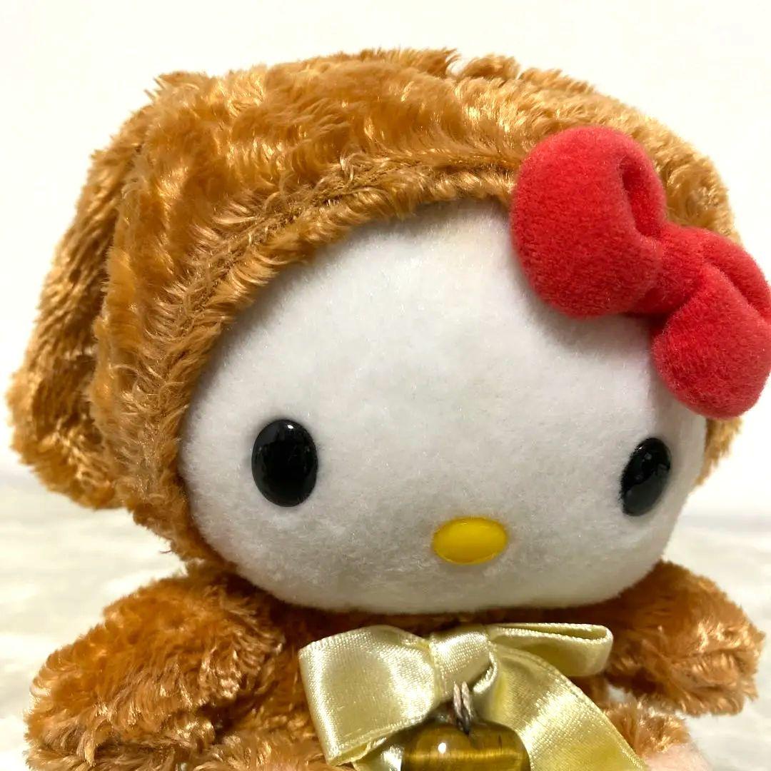 激レア！ハローキティ着ぐるみ うさぎ ぬいぐるみ もこもこ ハート型タイガーアイ