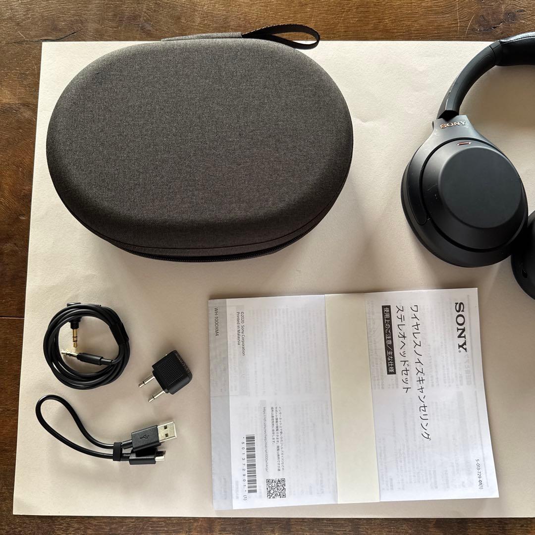 SONY ワイヤレスヘッドホン　wh-1000xm4
