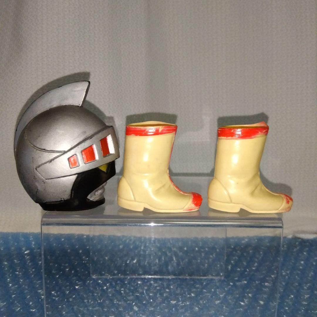 旧バンダイ　シルバー仮面　スタンダードソフビ　当時物　マルサン　ブルマァク