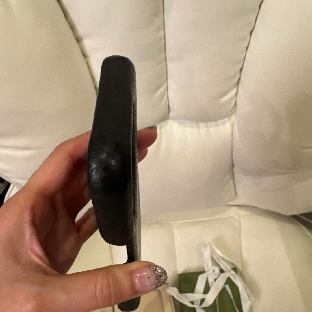 GUCCI iPhone15proケース ブラックGG柄