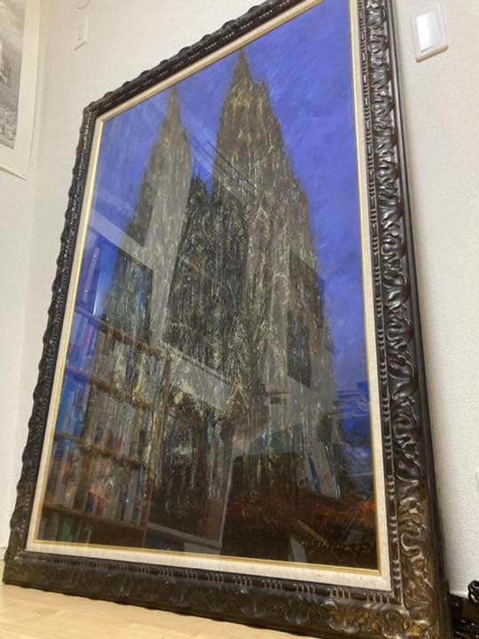 ケルン大聖堂　大型絵画　西中博