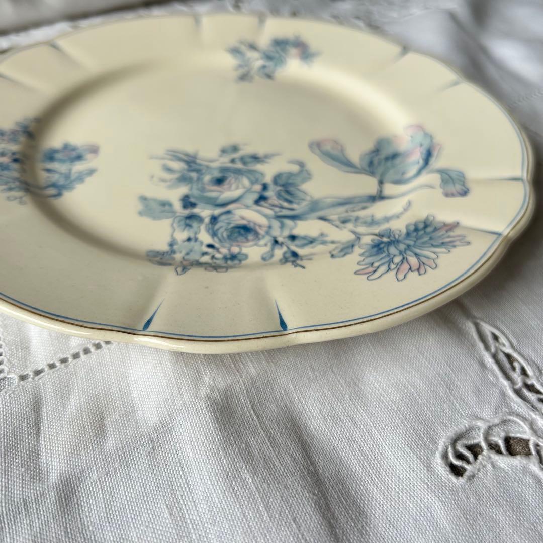 LONGCHAMPS デザート　プレート　b ボタニカル　手彩色