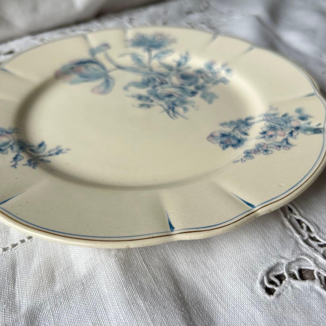 LONGCHAMPS デザート　プレート　b ボタニカル　手彩色