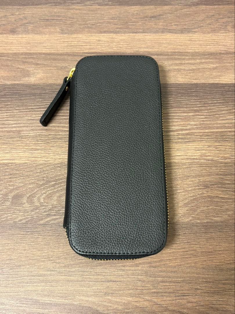 バハギア Bahagia&Craft ラウンドジップペンケース ブラック