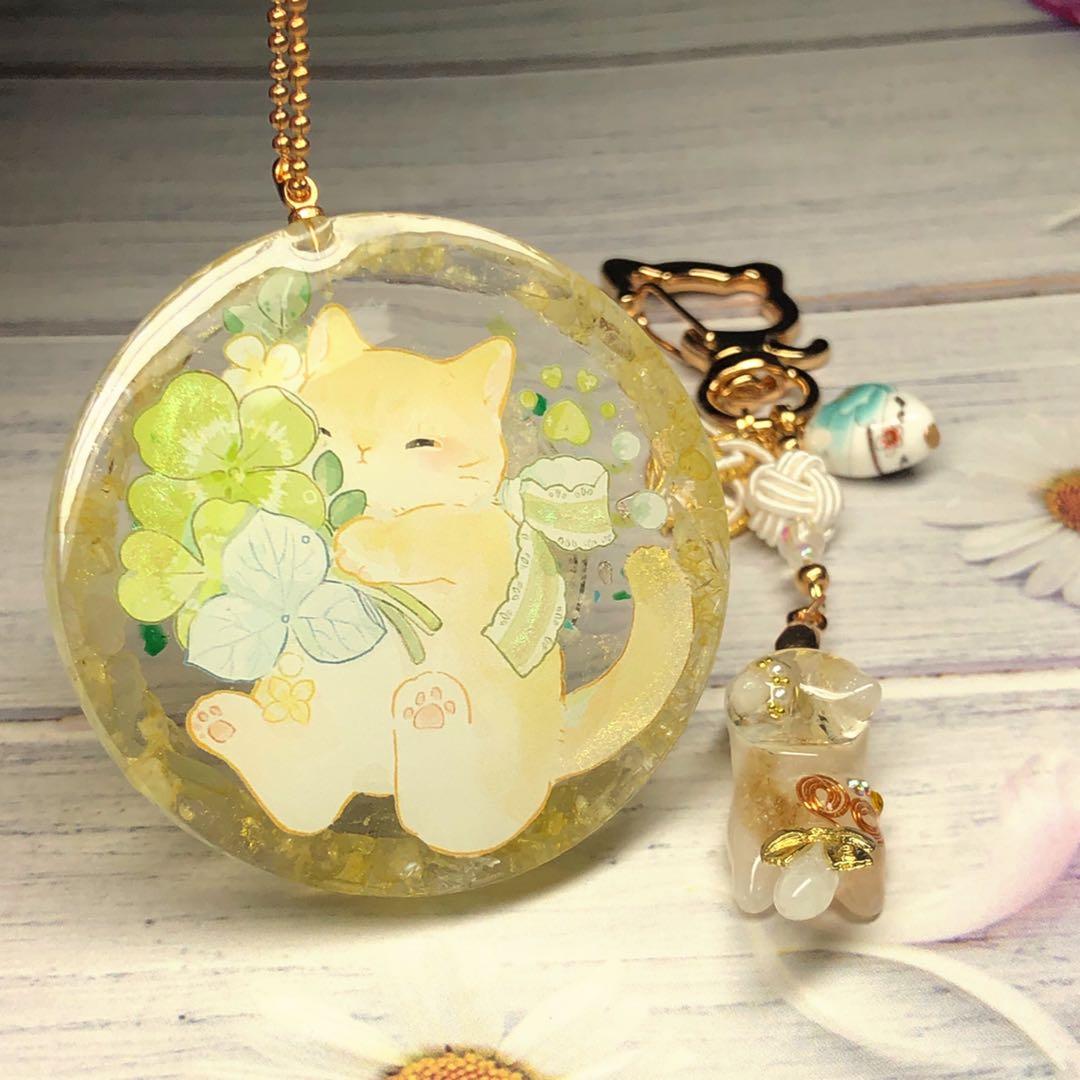 専用 レジン 猫 チャーム まとめ買い 5点
