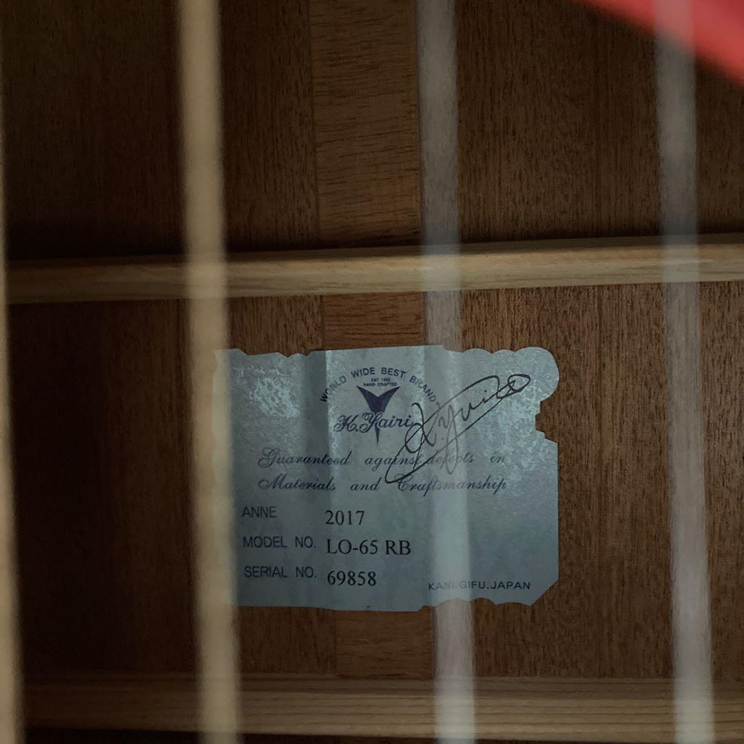 アコースティックギター　K.Yairi ヤイリ　ハードケース付き　アコギ