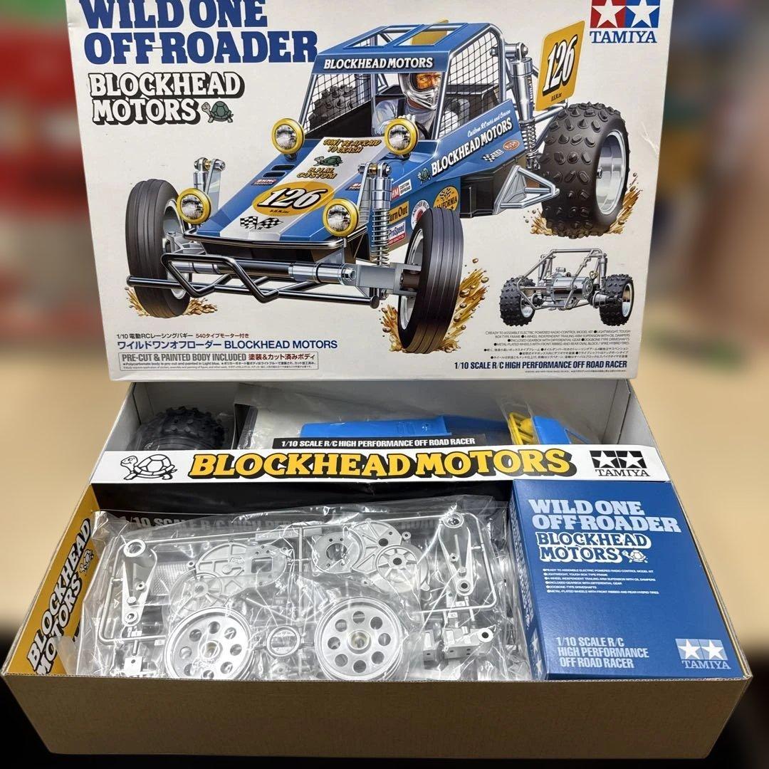 11 タミヤ　BLOCKHEAD MOTORS ブロックヘッド2台セットフルベア