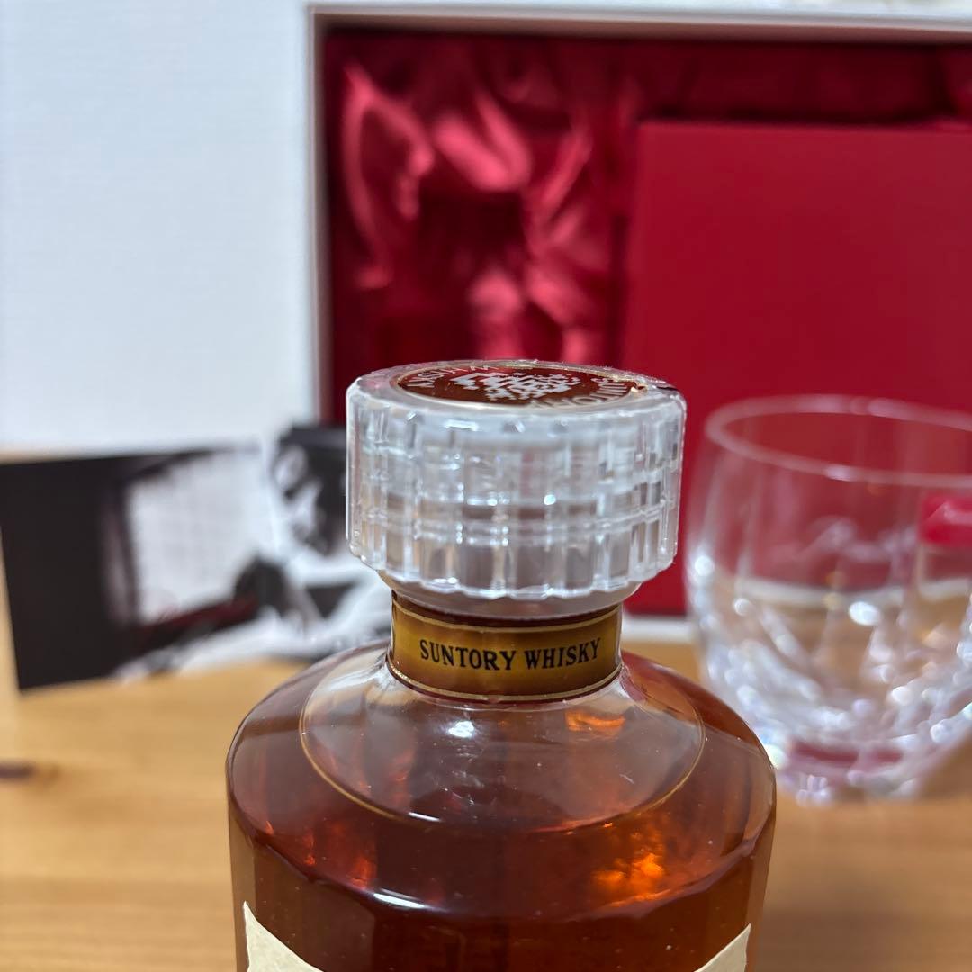 サントリーウイスキー　響17年　180ml & バカラ　グラス　箱付き　未開封