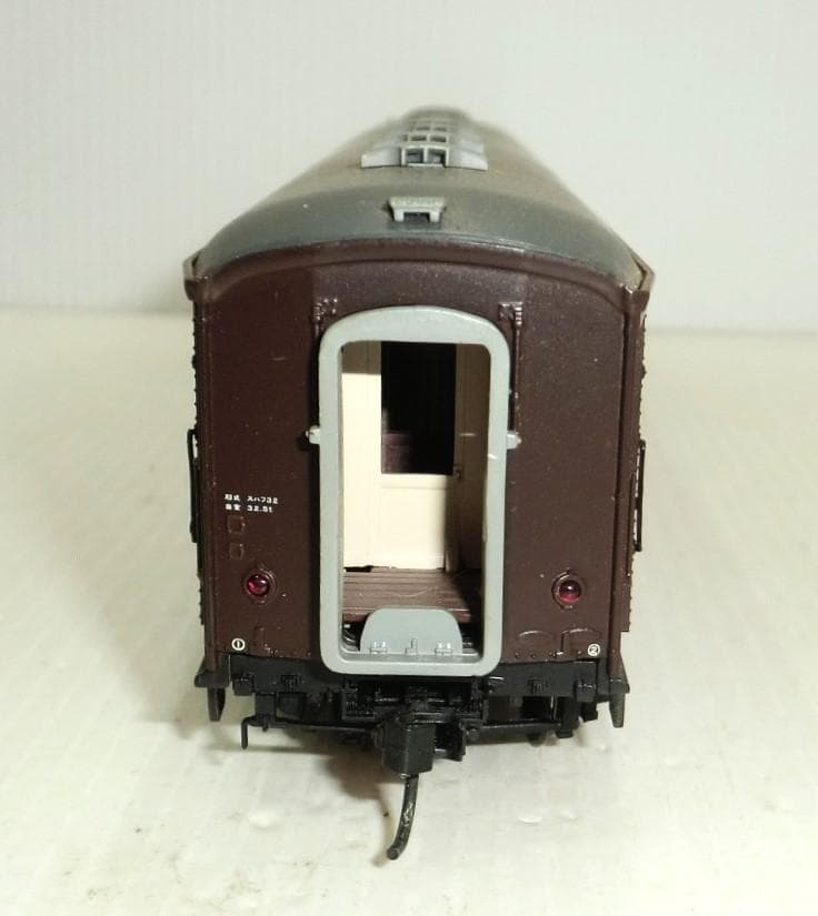 HOゲージ 天賞堂 32系国鉄旧客車 スハフ32形 北海道タイプ　室内灯付