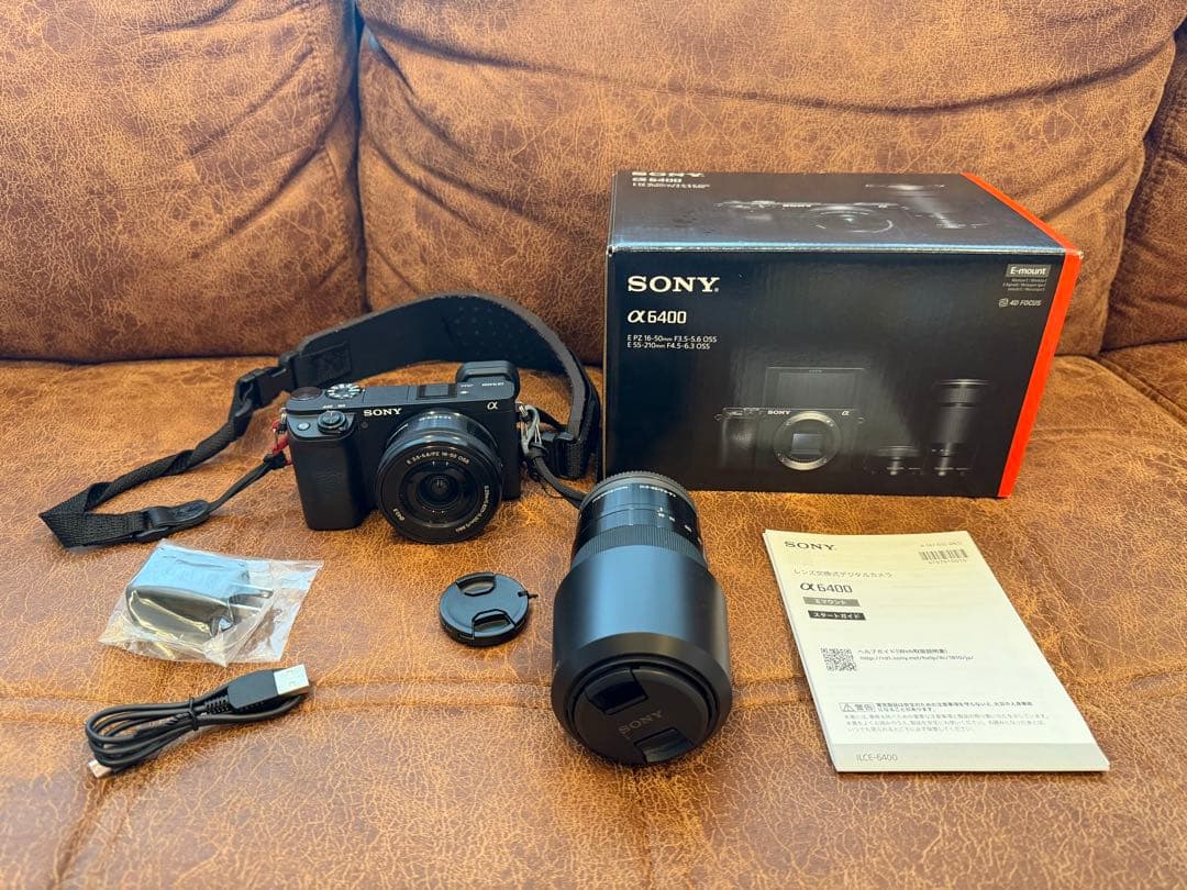 最終値下SONY α6400 ミラーレスカメラ 本体とレンズセット