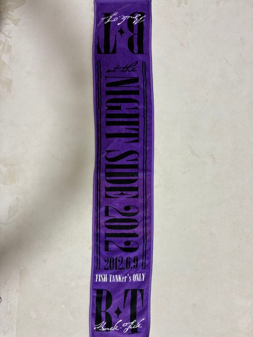 BUCK-TICK NIGHT SIDE 2012 スタッフパス&タオル