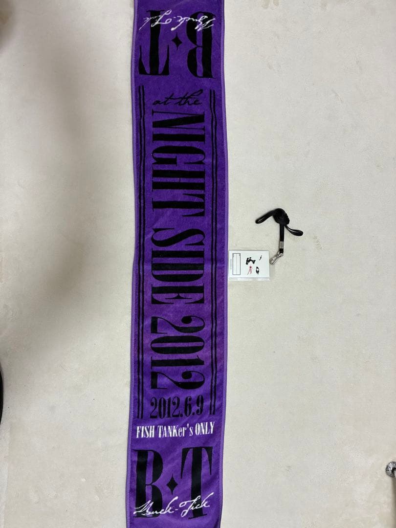 BUCK-TICK NIGHT SIDE 2012 スタッフパス&タオル
