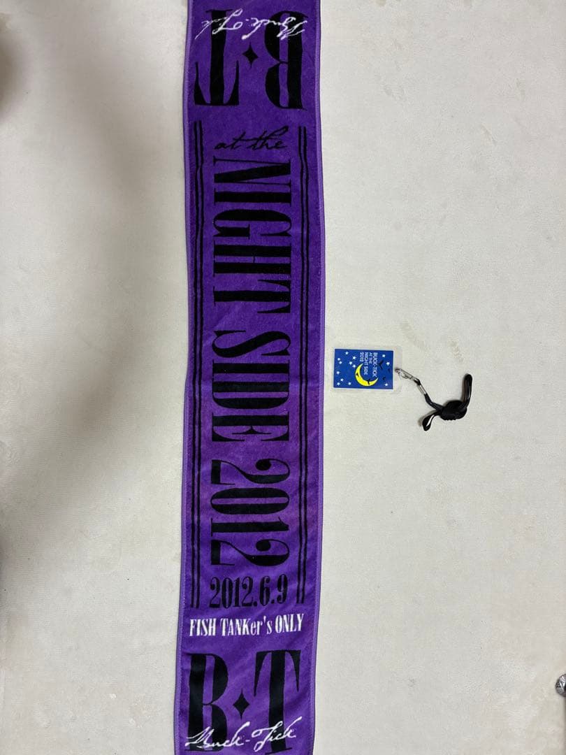 BUCK-TICK NIGHT SIDE 2012 スタッフパス&タオル