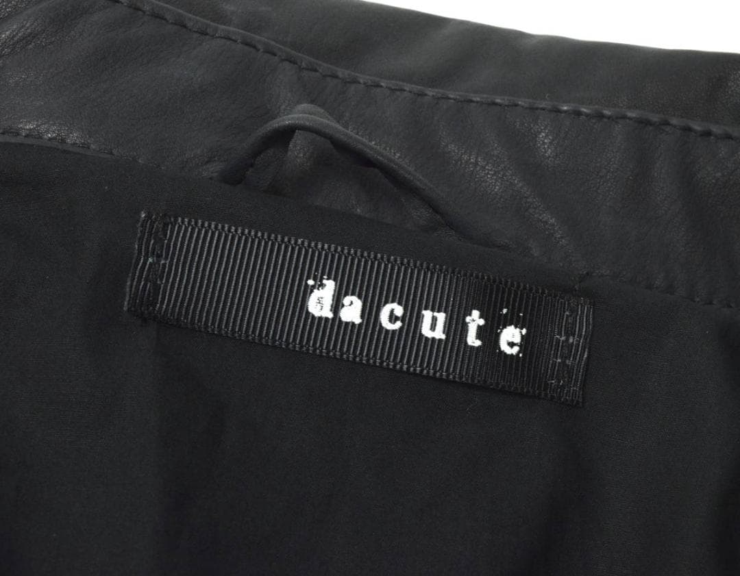未使用 dacute ダクテ イタリア製 ソフト シープレザー ジャケット 50
