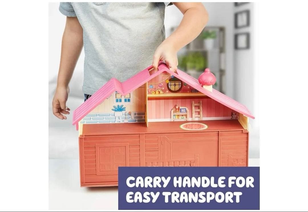 新品未使用【bluey ブルーイ】ドールハウス・フィギュア・家・輸入雑貨