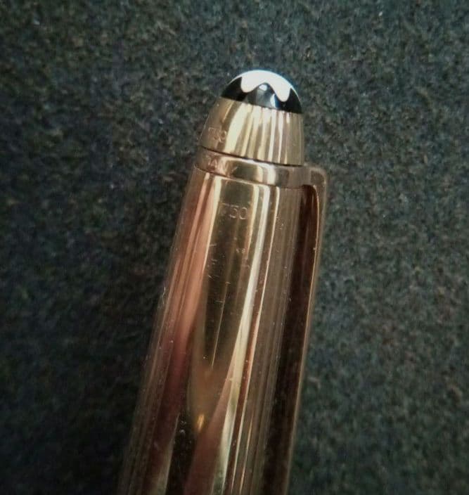 モンブラン 18金無垢 万年筆 マイスターシュテュック1447 ジャンク品